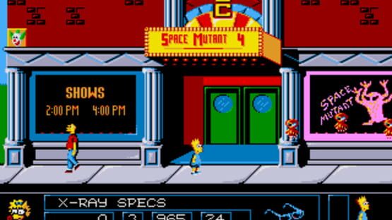 Screenshot The Simpsons: Bart vs. The Space Mutants 1