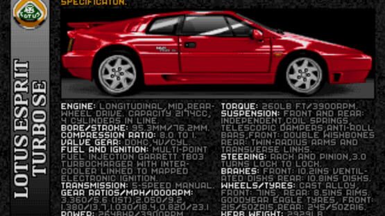 Screenshot Lotus Esprit Turbo Challenge 3