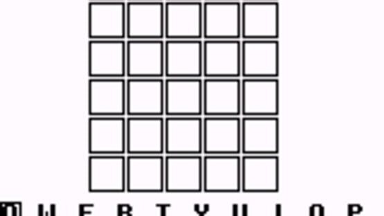 Screenshot GameBoy Wordle 1