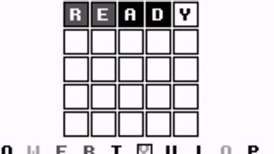 Screenshot GameBoy Wordle 2