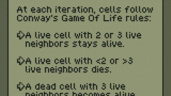 Screenshot Game of Life Kuzushi 1