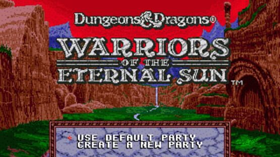 Screenshot Dungeons & Dragons: Warriors of the Eternal Sun 1