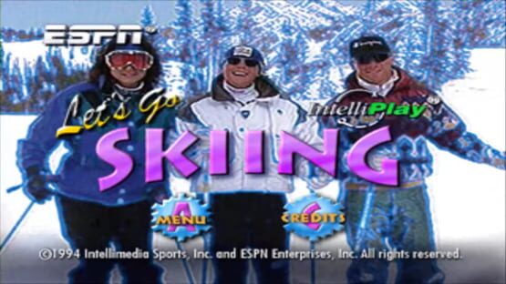 Screenshot ESPN Let's Go Skiing 1