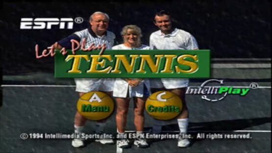 Screenshot ESPN Let's Play Tennis 1