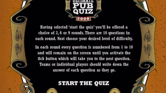 Screenshot All New Ultimate Pub Quiz 2008 2
