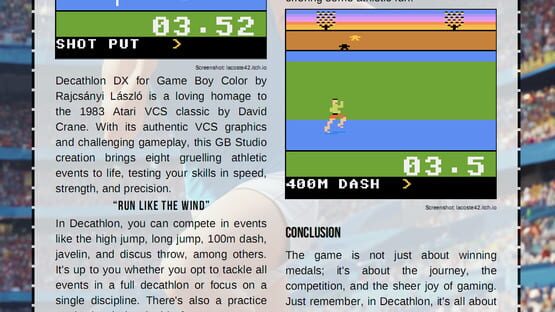 Screenshot Decathlon DX 2