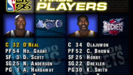 Screenshot NBA Live 96 2