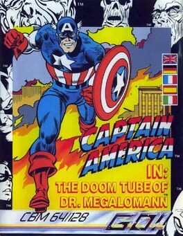 Cover Captain America in: The Doom Tube of Dr. Megalomann