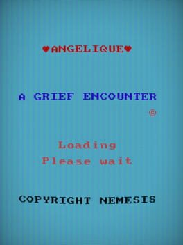 Cover Angelique: A Grief Encounter