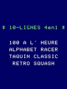 Cover 10-Lignes 4en1 by retropoke
