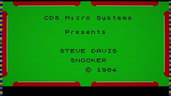 Screenshot Steve Davis Snooker 1