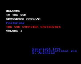 Cover The Sun Crosswords: Volume 1 & 2