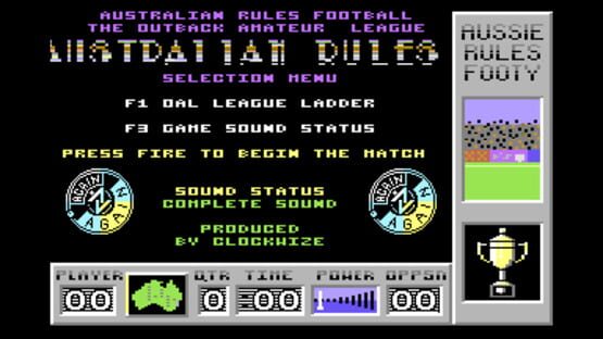 Screenshot Australian Rules Football 1
