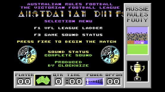 Screenshot Australian Rules Football 2