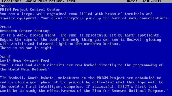 Screenshot A Mind Forever Voyaging 1