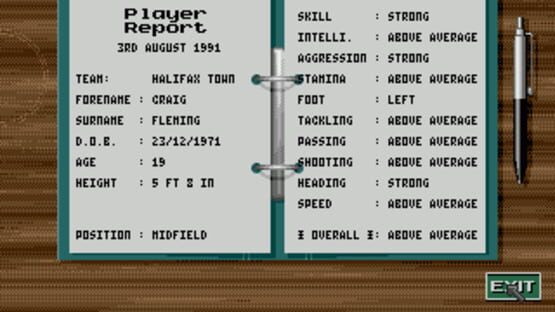Screenshot Graham Taylors Soccer Challenge 1