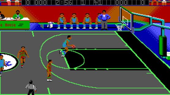 Screenshot Magic Johnson's Basketball 1