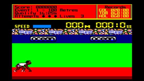 Screenshot Daley Thompson's Decathlon 1
