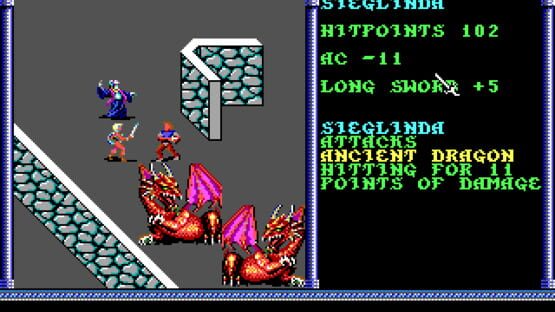 Screenshot Advanced Dungeons & Dragons: Secret of the Silver Blades 1