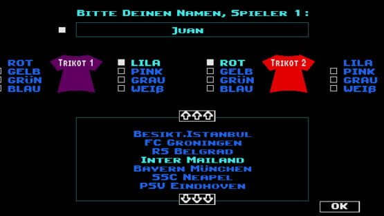 Screenshot Starbyte Super Soccer 3