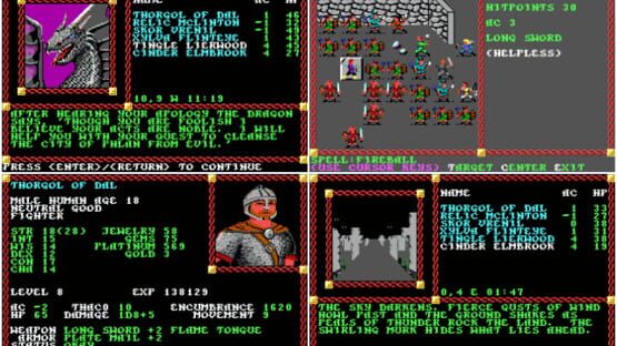 Screenshot Advanced Dungeons & Dragons: Pool of Radiance 1