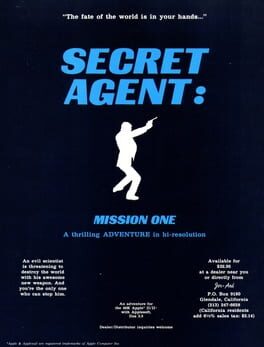 Cover Secret Agent: Mission One