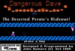 Cover Dangerous Dave in the Deserted Pirate's Hideout