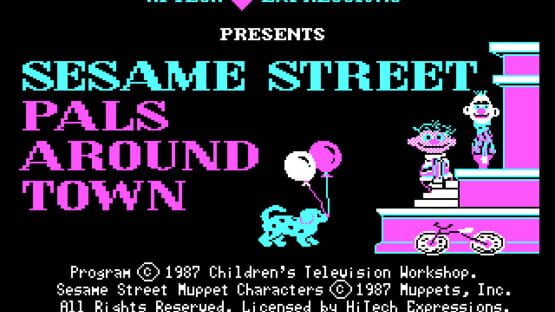 Screenshot Sesame Street Pals Around Town 2