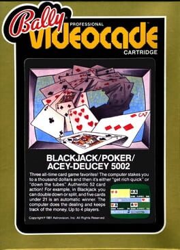 Cover Blackjack / Poker / Acey-Deucey