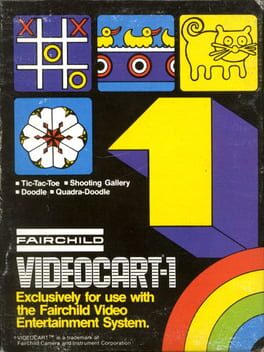Cover Videocart-1: Tic-Tac-Toe & Shooting Gallery & Doodle & Quadra-Doodle
