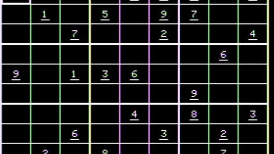 Screenshot Apple II Sudoku 3