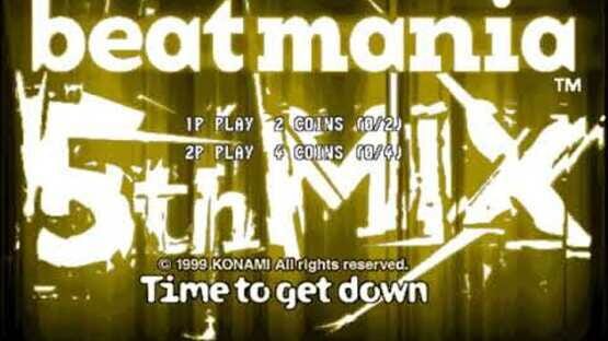 Screenshot Beatmania 5thMix: Time to Get Down 1