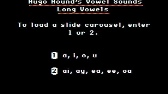 Screenshot Hugo Hound's Vowel Sounds 1