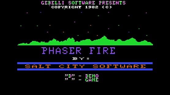 Screenshot Phaser Fire 1