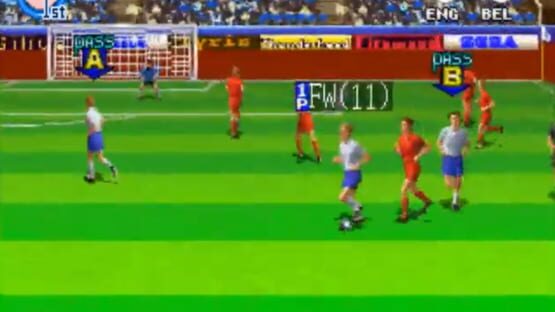 Screenshot Super Visual Football European Sega Cup 3