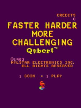Cover Faster Harder More Challenging Q*bert