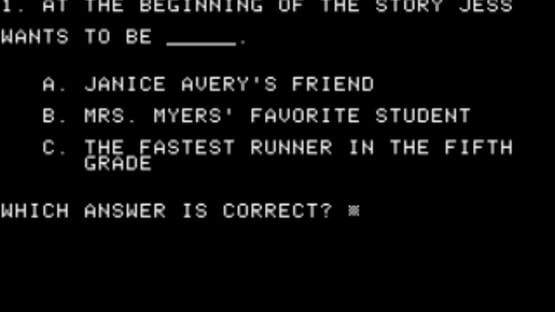 Screenshot Newbery Winners: Bridge to Terabithia 2