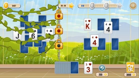 Screenshot Solitaire TriPeaks Flowers 3