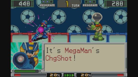 Screenshot Mega Man Battle Chip Challenge 2