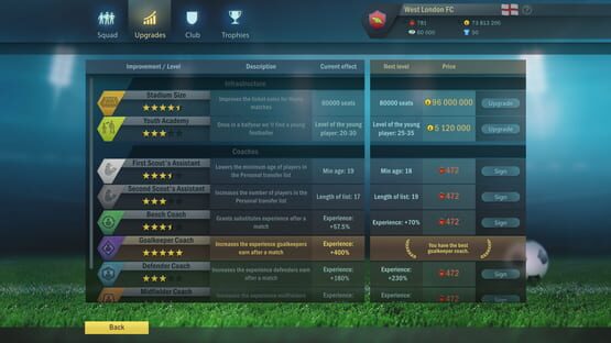 Screenshot Football, Tactics & Glory 3