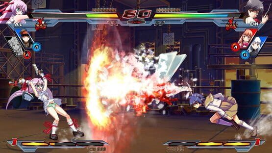 Screenshot Nitroplus Blasterz: Heroines Infinite Duel 2
