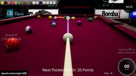 Screenshot Brunswick Pro Billiards 2