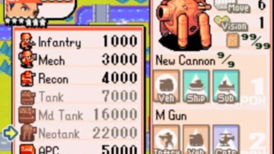 Screenshot Advance Wars 2: Black Hole Rising 2
