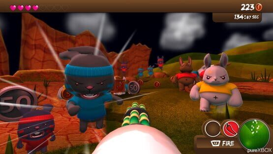 Screenshot Blast 'Em Bunnies 1