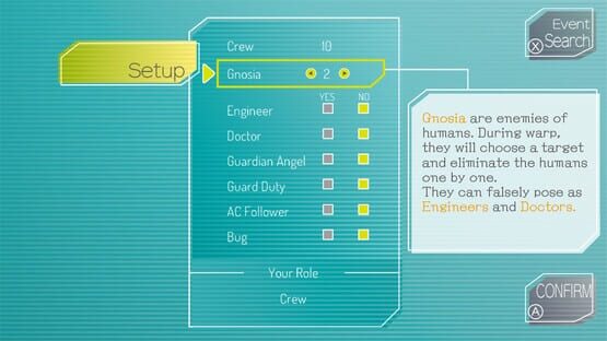 Screenshot Gnosia 2