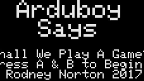 Screenshot Arduboy Says 1