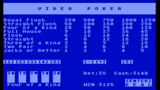 Screenshot Jacks or Better Video Poker 1