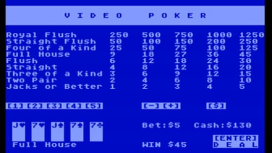 Screenshot Jacks or Better Video Poker 3