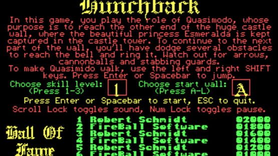 Screenshot Hunchback 2