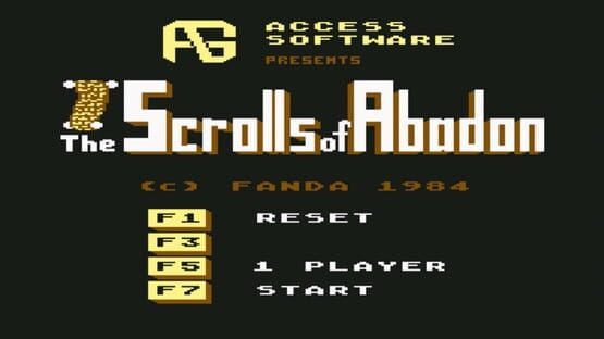 Screenshot The Scrolls of Abadon 1